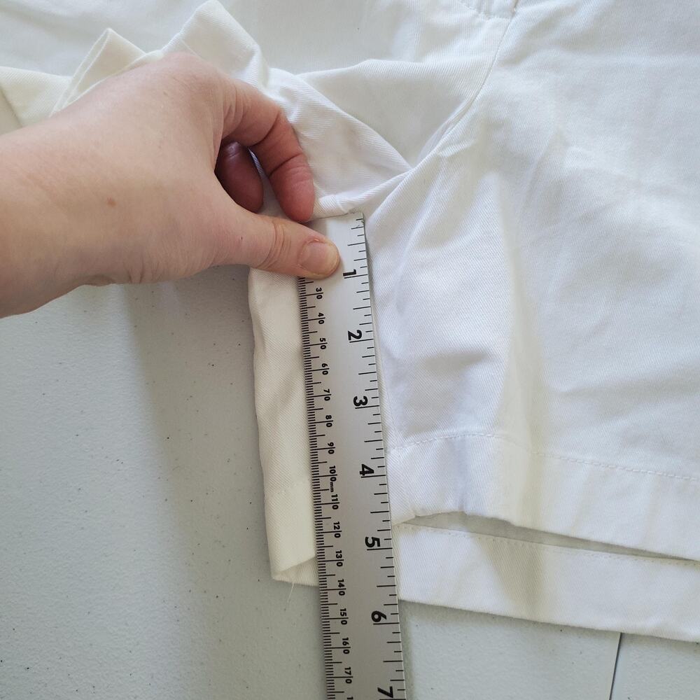 J.Crew Shorts Womens 14 White Chino Classic Slant Pockets Style H1453 Casual - Picture 6 of 9